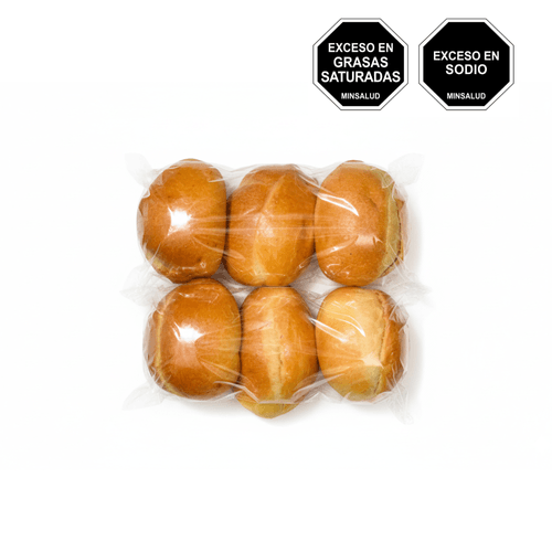Pan Mercacentro Huevo x 6 und