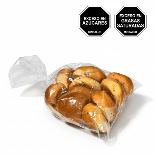 Mogolla Mercacentro Leche Pasas x 10 und