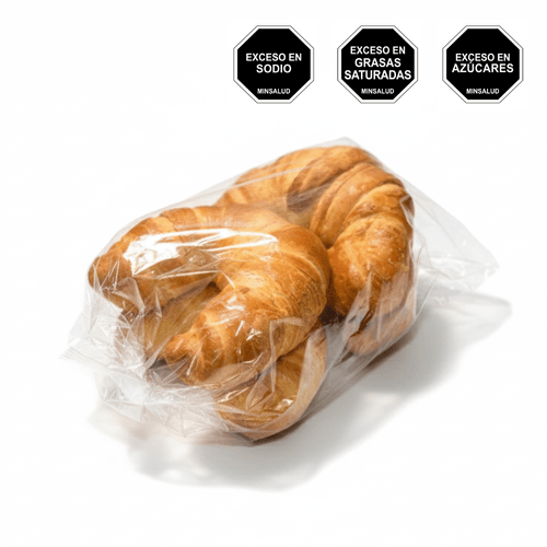 Croissant Mercacentro Queso Bocadillo x 4 und