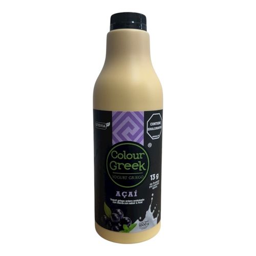 Yogurt Griego Colour Greek Acai Con Stevia 1000 g