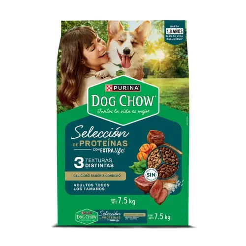 Dog Chow Adultos Cordero x 7500 g