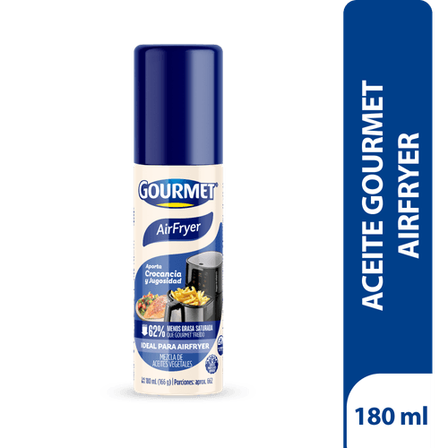 Aceite Gourmet Airfryer x 180 ml