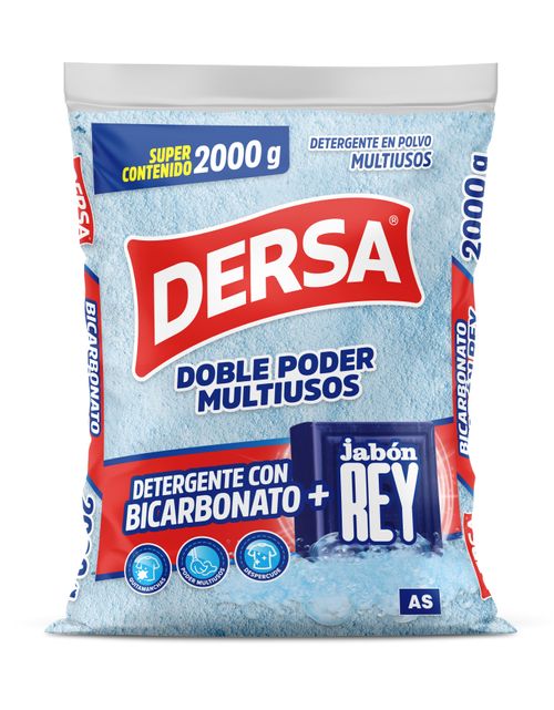 Detergente As Bicarbonato + Jabón Rey x 2000 g
