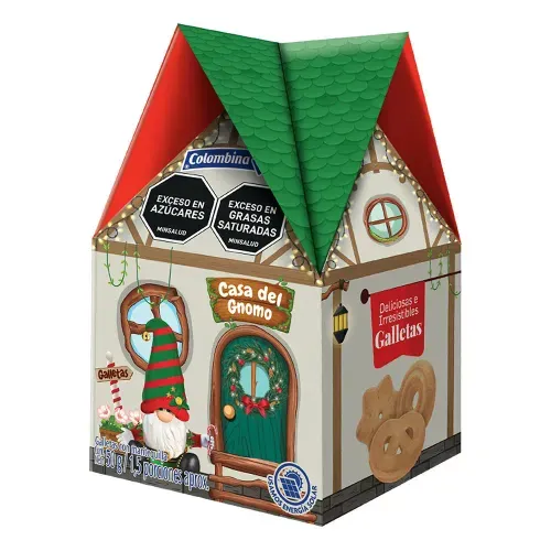 Galletas Navidad Colombina Mini Casita 50 g