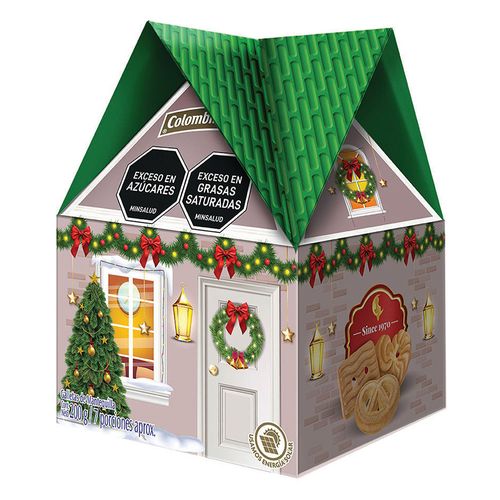 Galletas Navidad Colombina Casita 200 g