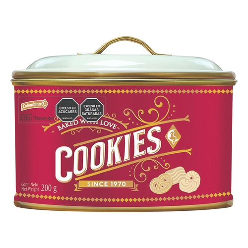 Galletas Cookies Navidad Tarro 200 g