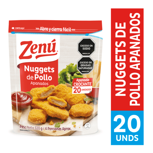 Nuggets Zenu Pollo Apanado x 320g