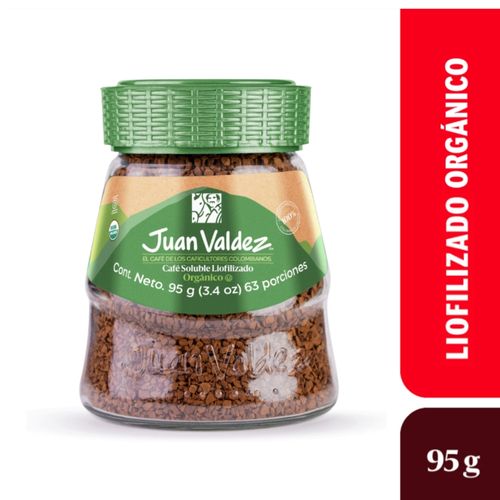 Café Juan Valdez Liofilizado Orgánico 95 g