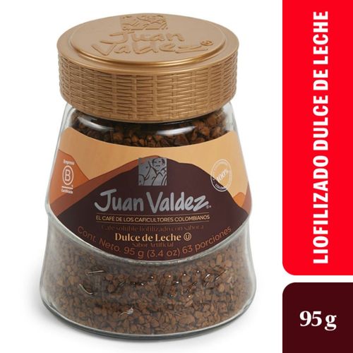 Café Juan Valdez Liofilizado Dulce de Leche 95 g