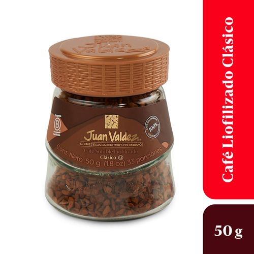 Café Juan Valdez Liofilizado Clásico 50 g