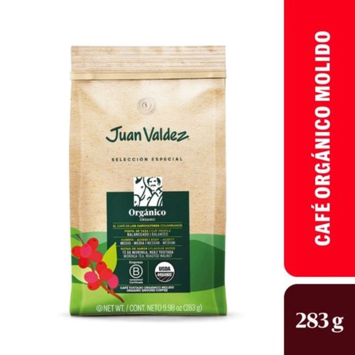 Café Juan Valdez Orgánico Molido x 283 g