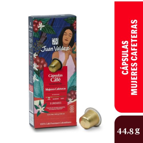 Café Juan Valdez Cápsulas Mujeres Caféteras x 8 und