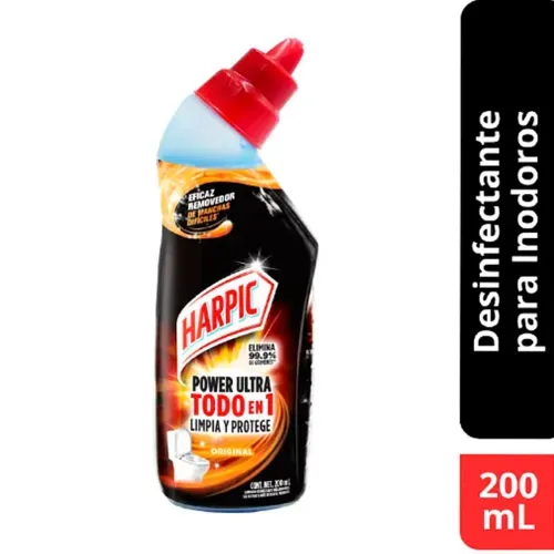 Harpic Power Ultra Original Todo En Uno x 200 ml