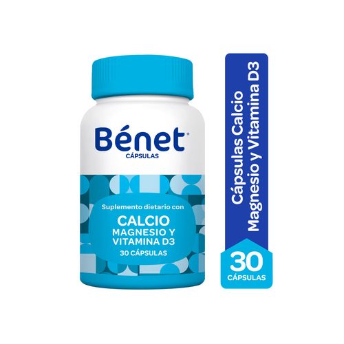 Benet Cápsulas x 30 und Calcio x 31.2 g