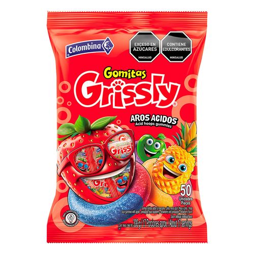 Gomas Grissly Aros x 50 und x 300 g