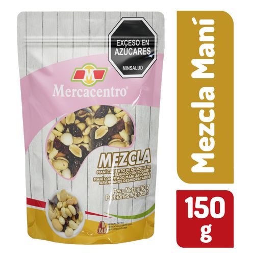 Mezcla Mani Mercacentro Chocolate Yogurt Arándanos x 150 g
