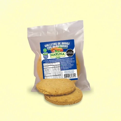 Galleta Naruna De Arroz 2 und x 70 g Almendra x 140 g