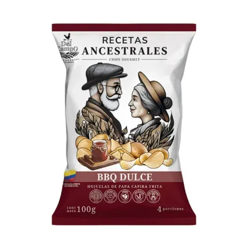 Papas Recetas Ancestrales BBQ Dulce x 100 g