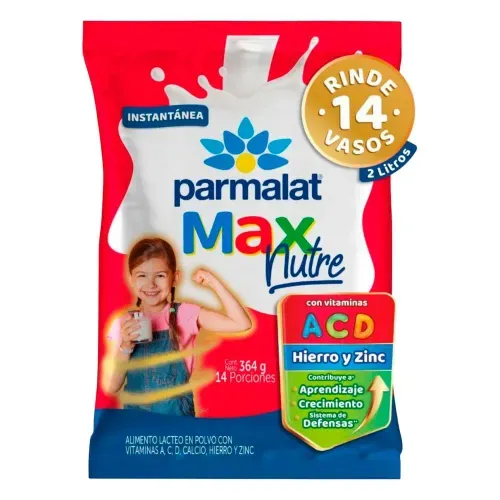 Alimento Lacteo Parmalat Max Nutre x 364 g