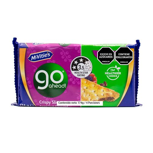 Galleta Mcvities go Ahead Frutos Bosque x 174 g