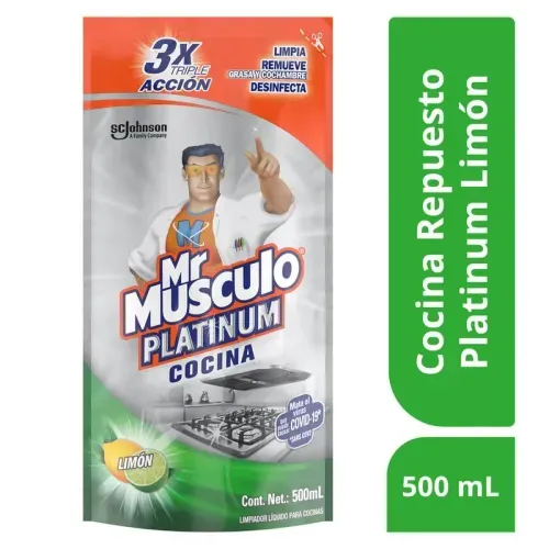 Mr Musculo Platinum Cocina Doypack x 500 ml