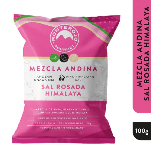 Mezcla Andina Monterojo Sal Rosada Himalaya x 100 g