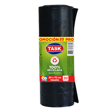 Bolsa Task Rollo 50x70 Cm Negra x 20 und
