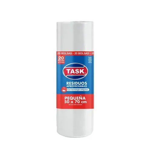 Bolsa Task Rollo 50x70 Cm Blanca x 20 und