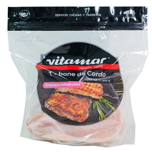 T-bone De Cerdo Vitamar Porcionado x 900 g