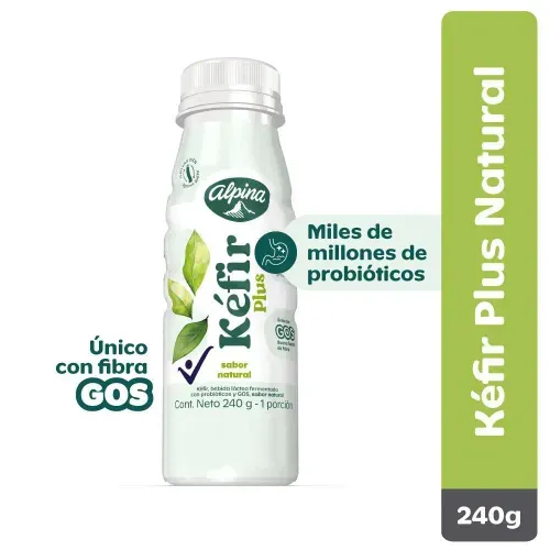 Kefir Alpina Plus Natural x 240 g