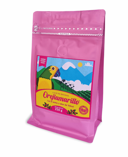 Café Orejiamarillo Bourbon Rosado Molido x 250 g