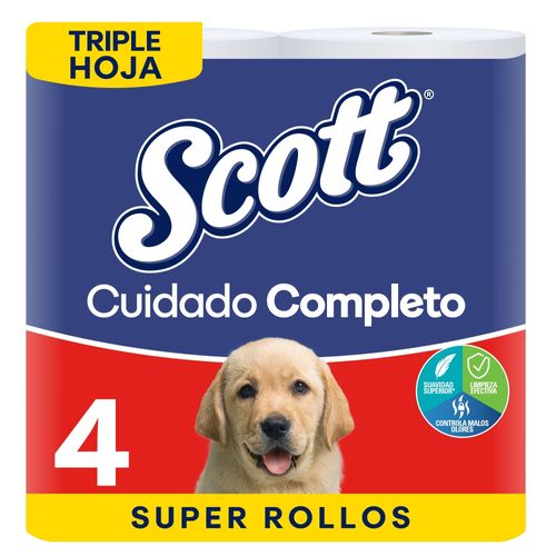 Papel Scott XXG x 4 und Cuidado Completo 120 M
