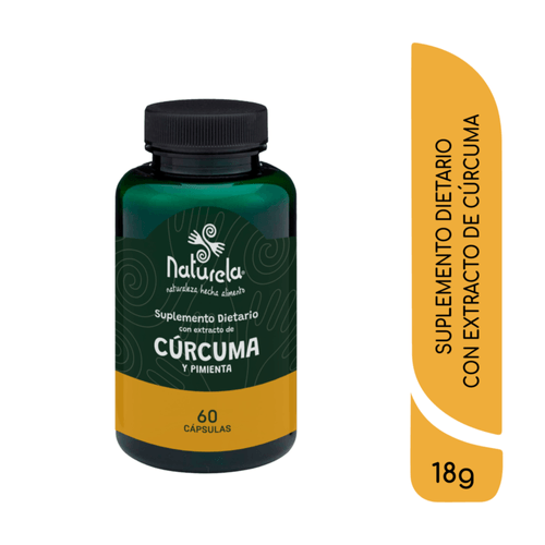 Curcuma Naturela Cápsulas 60 Unidades x 18 g
