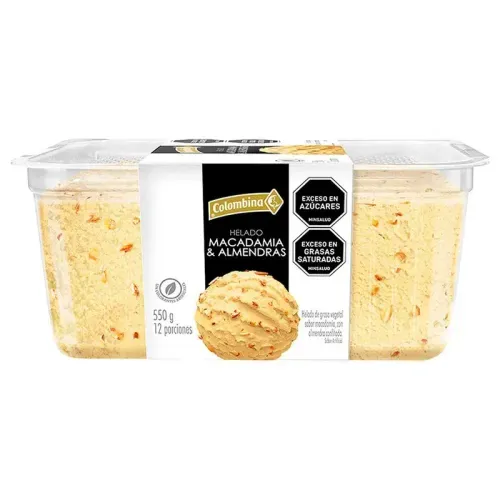 Helado Colombina Veteado Macadamia x 550 g