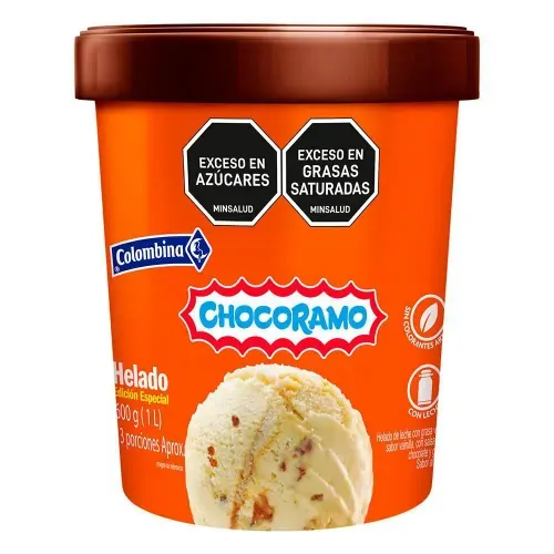 Helado Colombina Chocoramo x 600 g
