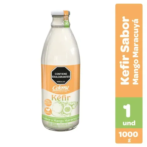 Kefir Celema Con Stevia Mango Maracuya x 1000 ml