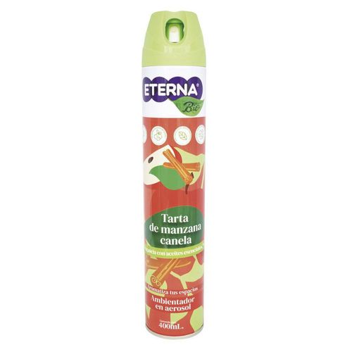 Ambientador Eterna Aerosol Manzana Canela x 400 ml