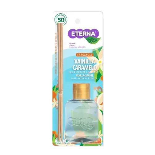 Ambientador Eterna Varitas Vainilla Caramelo x 80 ml