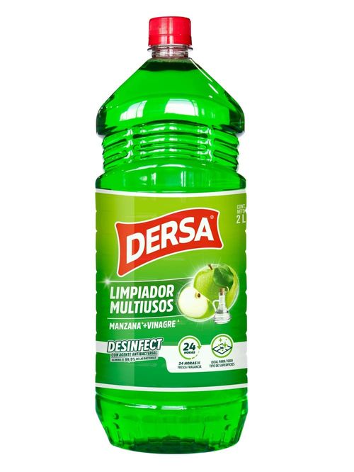 Limpiador Multiusos Dersa Desinfectante Manzana x 2000 ml