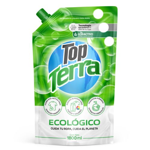 Detergente Top Terra Ecologico Líquido x 1800 ml
