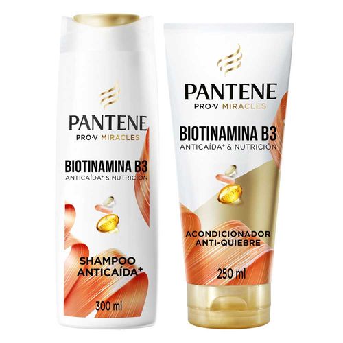 Shampoo Pantene Anticaida Oferta x 300 + Acond x 250 ml