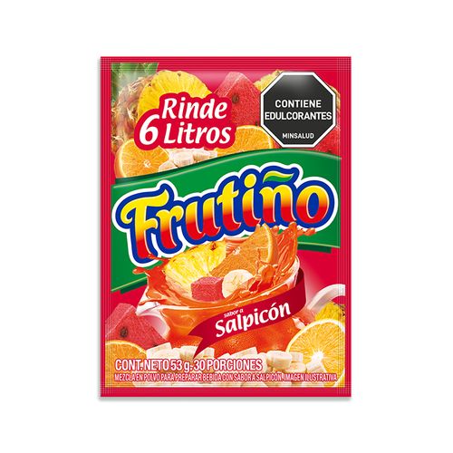 Fresco Frutino Salpicon 6 Litros Sobre x 53 g
