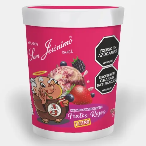 Helado San Jeronimo Yogurt Frutos Rojos x 600 g