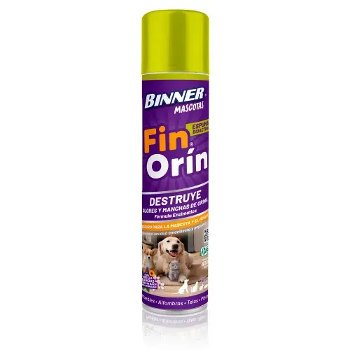 Eliminador De Olor Fin Orin Binner Mascotas Spray x 400 ml