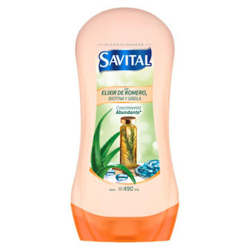 Acondicionador Savital Elixir De Romero Crecimiento x 490 ml