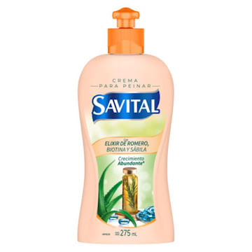 Crema Para Peinar Savital Elixir De Romero x 275 ml