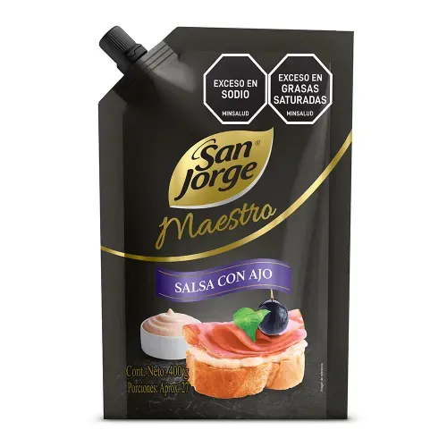 Salsa San Jorge Maestra Con Ajo 400 g