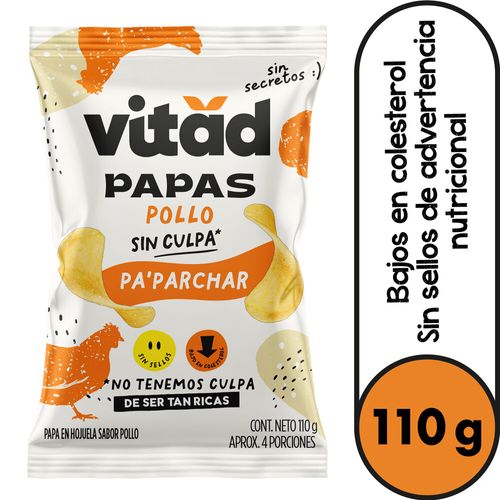 Papas Vitad Pollo x 110 g