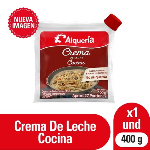 Crema De Leche Alquería Alta Temperatura x 400 g
