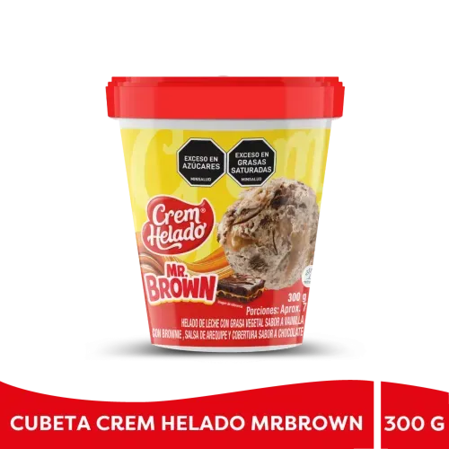 Helado Crem Helado Mr Brown x 300 g